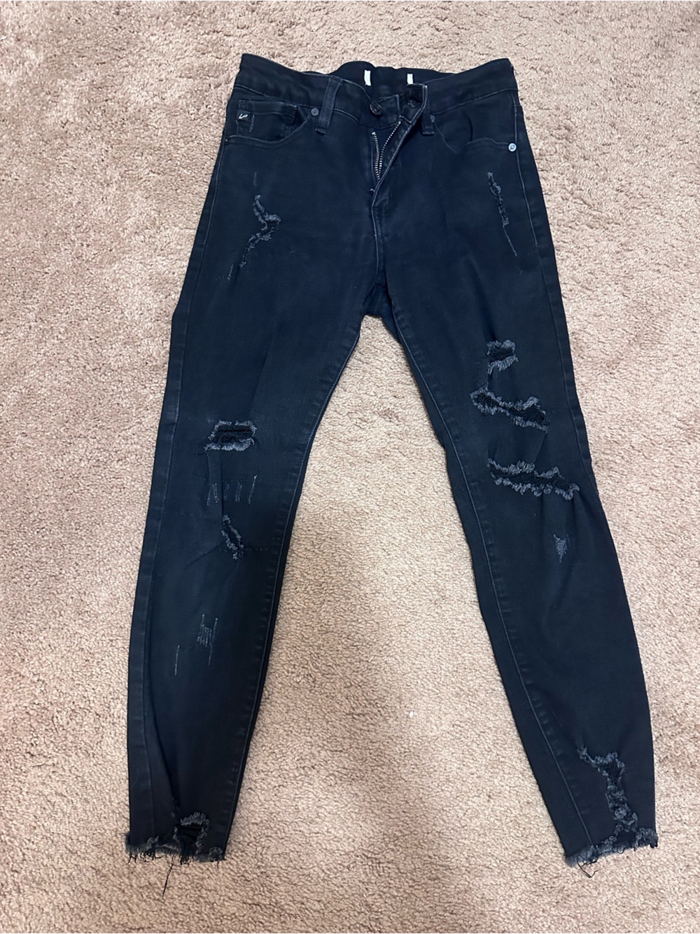 KanCan Black Distressed Women’s Skinny Jeans